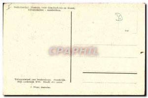 Old Postcard Rijksmuseum Amsterdam Taboureststoel