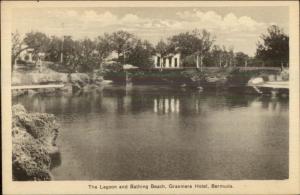 Bermuda Lagoon Beach Grasmere Hotel Postcard