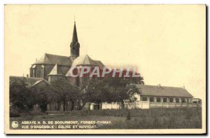 Postcard Abbey ND Scourmont Forges Chimay View d & # 39ensemble Church and No...