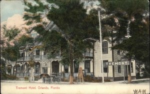 Orlando Florida FL Tremont Hotel c1910 Vintage Postcard