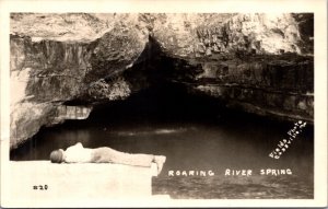 Real Photo Postcard Roaring River Spring State Park, Missouri