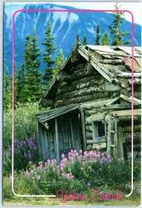 M-80946 Old Yukon Cabins Kluane Lake Silver City Canada