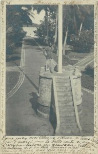 Belgian Congo Belge Leopoldville Banana vintage real photo postcard