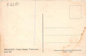 B6381 Italy Frascati Sacro Eremo Tuscolano