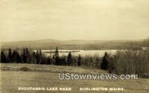 Real Photo, Escutarsis lake in Burlington, Maine