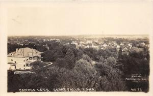 Cedar Falls Iowa~Iowa State Teacher's College Campus Aerial View~c1910 RPPC