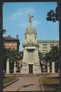 Connecticut NEW BRITAIN Soldiers' - Sailors' Monument pm1958 ~ Chrome