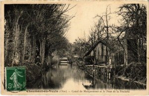 CPA Chaumont-en-Vexin - Canal de Marquemont et le Pont de la Foulerie (1032380)