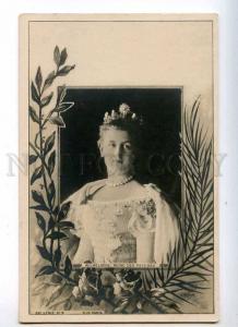 227116 Queen Wilhelmina of Netherlands ART DECO photo postcard