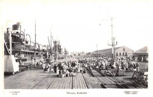 Wharf Karachi Egypt, Egypte, Africa Unused 