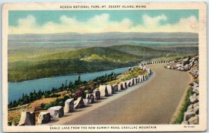 M-39896 Acadia National Park-Mt Desert Island-Maine-Eagle Lake-New Summit Rd-...