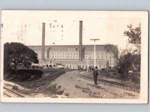 c1910 Spreckels Beet Sugar Factory Salinas Monterey County California CA RPPC