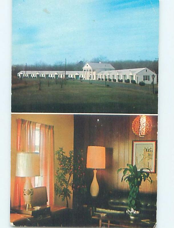 Unused Pre-1980 MOTEL SCENE Vernon Connecticut CT hk0708