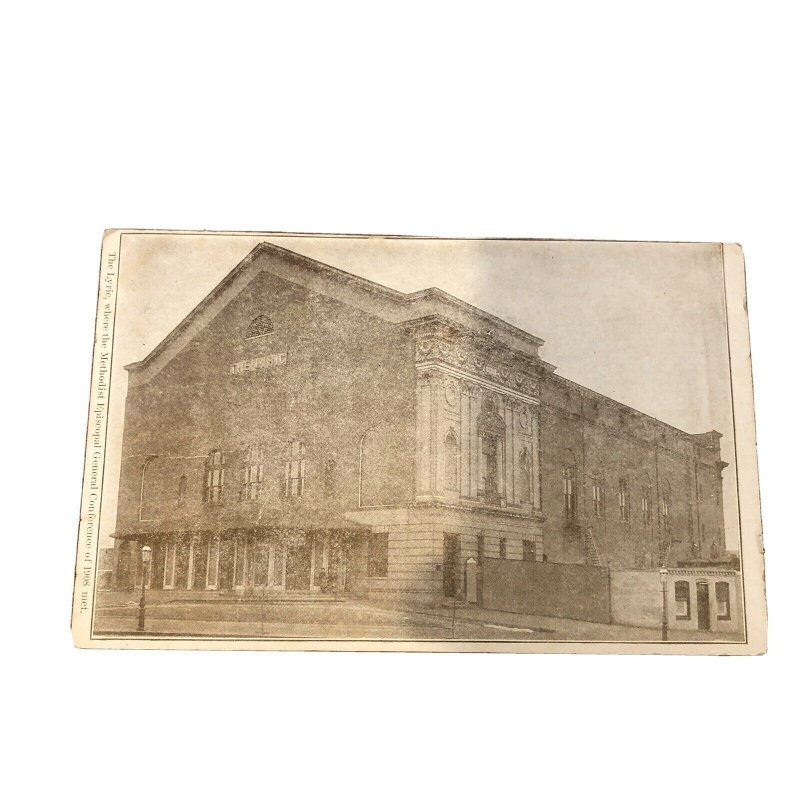 Vintage RPPC 1900's Postcard - The Lyric and Sons & Daughters, Baltimore, MD 