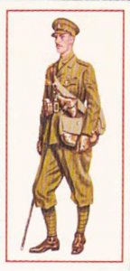 Carreras Vintage Cigarette Card Military Uniforms 1976 No 42 Subaltern 1925 G...