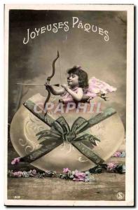 Old Postcard Tir the Children & # 39arc Easter