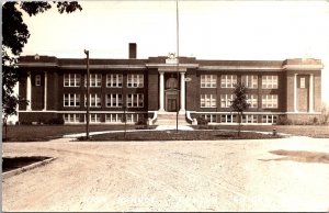 RPPC High School, Canton SD Vintage Postcard E04
