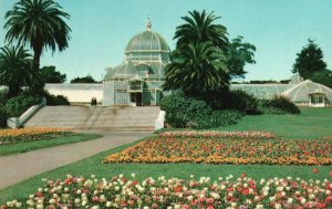 Vintage Postcard Conservatory Golden Gate Park San Francisco CA California