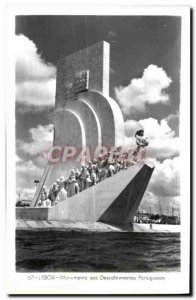 Old Postcard Portugal Lisboa Monumento aos Descobrimentos Portugueses Feito e...