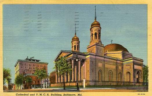 MD - Baltimore, Cathedral & YMCA Building