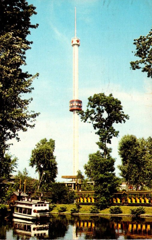 Wisconsin Dells Fort Dells Showing Robert E Lee Steamboat Miniature Train and...