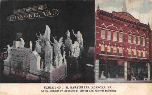 J H Marsteller Statuary Exhibit Jamestown Exposition 1907 Virginia postcard