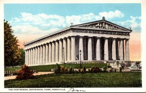 Tennessee Nashville Centennial Park The Parthenon Curteich