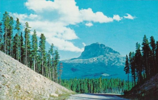 Canada Waterton Lakes With Chief Mountain Alberta