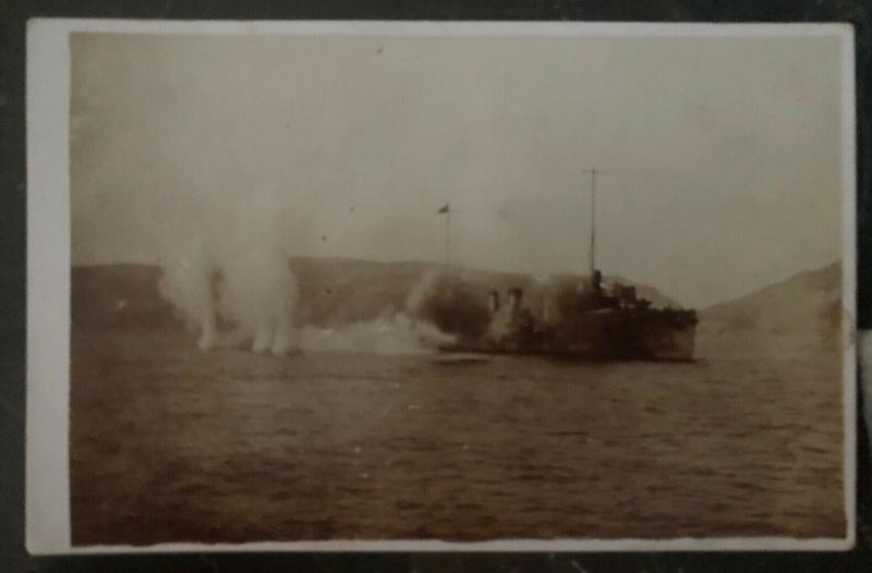 Mint Germany Real Picture RPPC Postcard Kaiserliche Marine Torpedo Attack 1904
