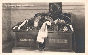 Postcard 1910's Sarkophage Von Goethe und Schiller in der Furstengruft zu Weimar