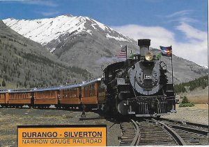 Durango-Silverton Narrow Gauge Railroad Train Colorado 4 by 6