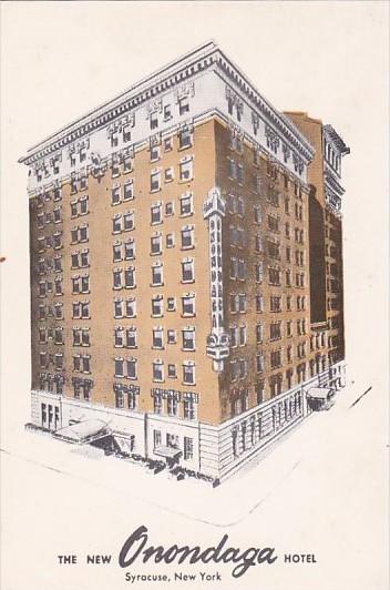 The New Onondaga Hotel Syracuse New York 1959