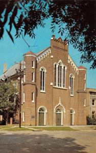 HOLLY SPRINGS, MI Mississippi  PRESBYTERIAN CHURCH  Marshall Co  c1950's Chrome