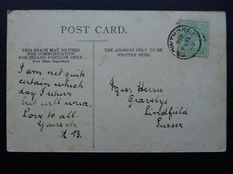 Berkshire Crowthorne WELLINGTON COLLEGE STATION c1905 Postcard