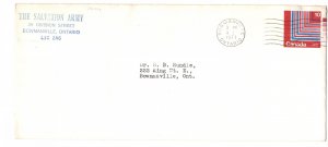 Postal Stationery Envelope, Canada, 10 Cent, Used 1977, Ontario