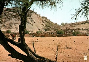 VINTAGE CONTINENTAL SIZE POSTCARD BURKINA FASO PROVINCE DU SOUM