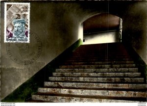 FDC France Chatillon Coligny Le château Escalier de Conde