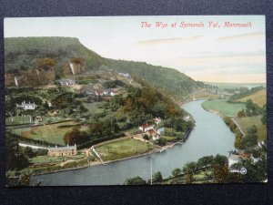 Herefordshire Monmouth SYMONDS YAT The Wye c1908 Postcard by Valentine
