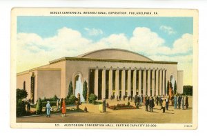 PA - Philadelphia. Sesqui-Centennial Int'l Expo 1926.Auditorium Convention Hall