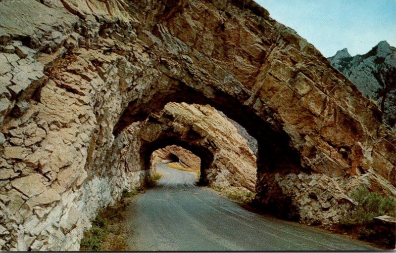 Yellowstone National Park U S Highway 14 and 20 Tunnels United States