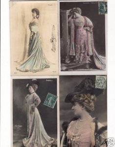 SOREL CECILE THEATRE STAR 25 Vintage Postcards pre-1920 (L4194)