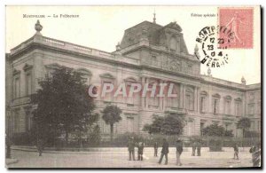 Old Postcard The Prefecture Montpellier
