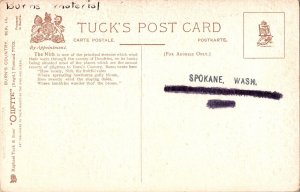 Tucks 7703 Poet Robert Burns Country, The Nith Near Friar's Carse Postcard I77