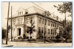 Kansas City Missouri RPPC Photo Postcard St. Vincent Academy Exterior View c1914