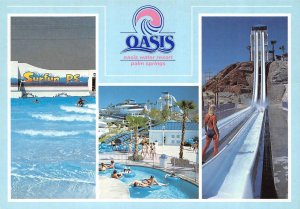 Palm Springs, CA California OASIS WATER THEME PARK Lazy River~Slide 4X6 Postcard