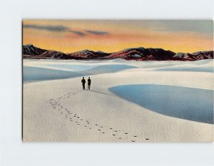 Postcard The Great White Sands, New Mexico