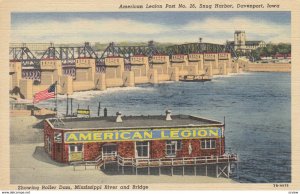DAVENPORT , Iowa , 1930-40s ; American Legion Post no. 26 , Snug Harbor