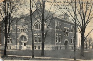 F41/ LaRue Ohio Postcard 1911 high School Building