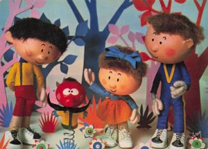 Zebedee & Florence Magic Roundabout BBC TV Show 1970s Postcard