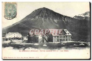 Old Postcard From Grenoble Briancon Col du Lautaret (2057 m) Hotels
